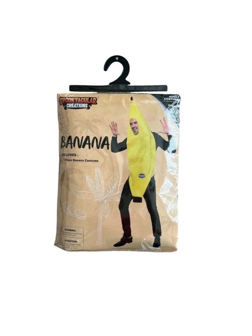 Spooktacular Creations Adult Unisex Yellow Banana Costume Standard Size